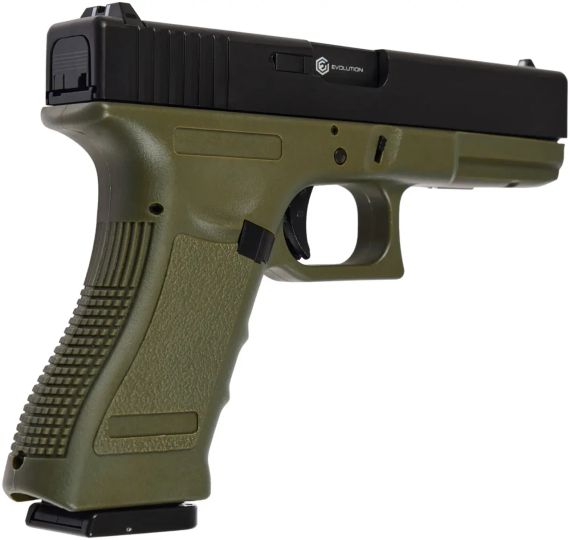 Пістолет страйкбольний Evolution E017 Gas 6 мм OD Green | Зображення 3
