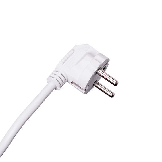 Мережевий фільтр 3 м подовжувач F06U на 6 розеток 4 USB 1 Type-C та кнопкою відключення Білий HP-5-23 | Зображення 5