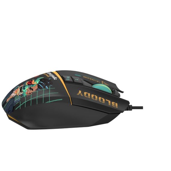 Мышь компьютерная безпроводная Bloody W63 Max Renegade Midnight черная | Зображення 5