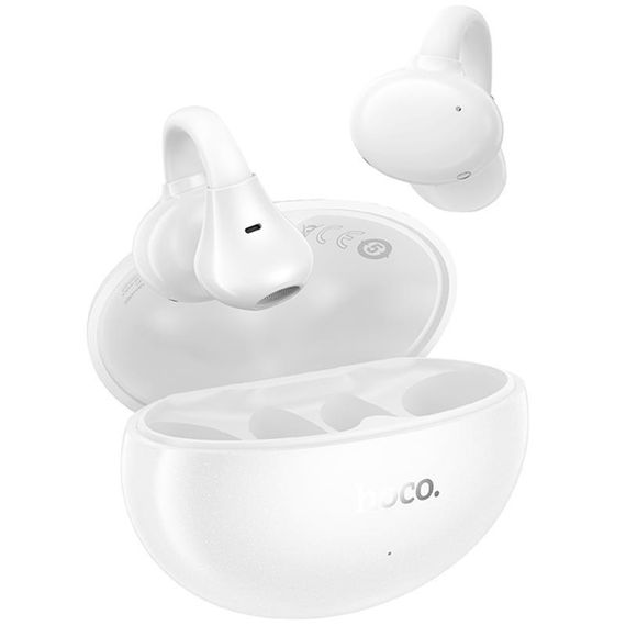 Беспроводные TWS наушники Hoco EA8 Warm clip-on (App) White