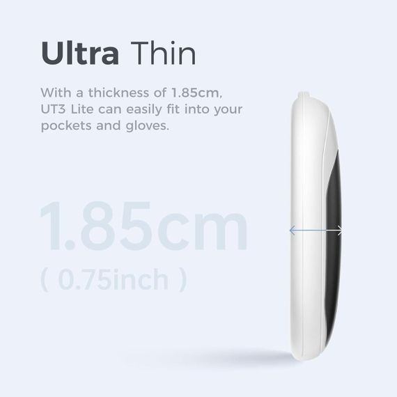 Магнитные электрические грелки для рук 2-в-1 5000 mAh Ocoopa Heater UT3 Lite | Зображення 2