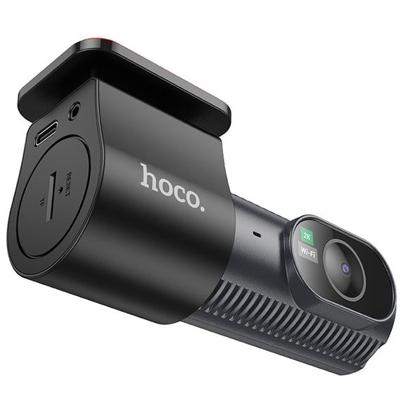 Відеореєстратор Hoco DV8 2K display hidden driving recorder (with rear camera) Black | Зображення 3