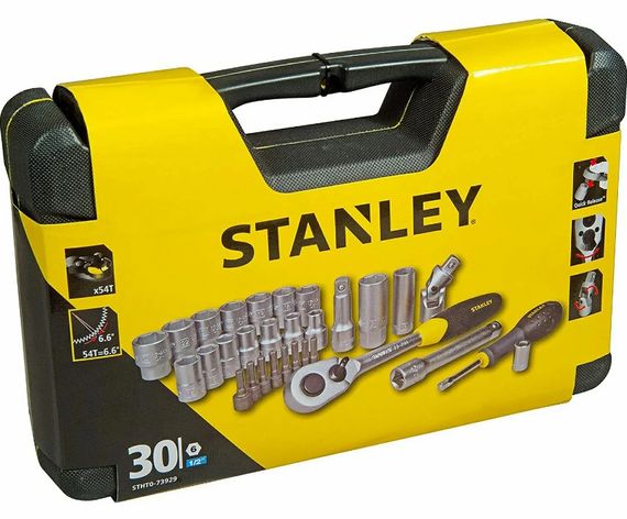 Набір інструментів Stanley 1/2" 30 предметів (STHT0-73929) | Зображення 1