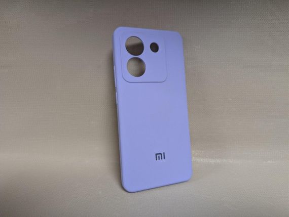 Чохол для Poco M7 Pro / Поко М7 Про, Lakshmi, з логотипом, м'який, протиударний, софт тач, бузковий