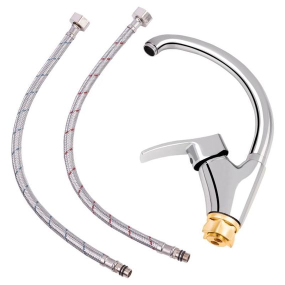 Смеситель для кухни Lidz Anny 007F (k40) LDANN007FCRM35122 Chrome | Зображення 4