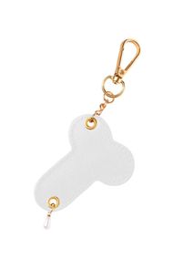 Брелок для ключей Art of Sex Fhallus на карабине Белый