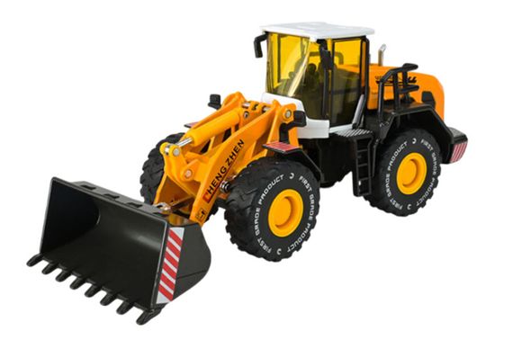 Навантажувач фронтальний 68373(AP7756)1:50, металевий,батарейка, світло, звук, рухливі деталі,у коробці р.26,5x13,5x8,5см АВТОПРОМ | Зображення 1