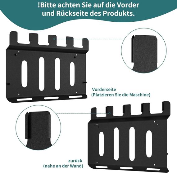 Настенный держатель для зарядного устройства Makita DC18SF, держатель на 4 аккумулятора и шуруповерта, полка | Зображення 2