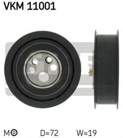 Ролик натягувача ременя (Вир-во SKF) SKF VKM11001 на AUDI 4000 (89, 89Q, 8A, B3)