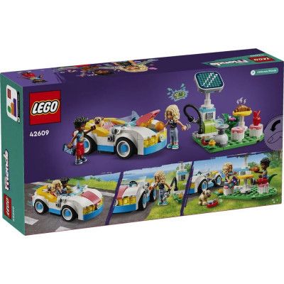 Конструктор LEGO Friends Електромобіль і зарядний пристрій 170 деталей (42609) | Зображення 8