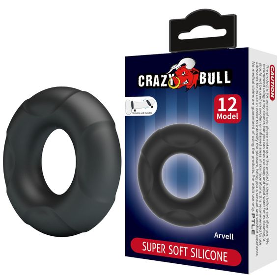 Ерекційне кільце Crazy Bull №12 - Arvel super soft silicone, BI-210350 sexstyle
