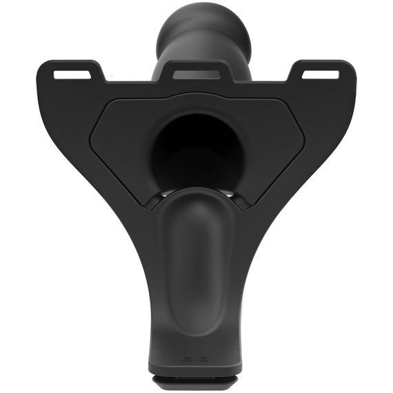 Страпон унісекс Doc Johnson Body Extensions – Be Risque, вібрація, пульт керування, порожня насадка | Зображення 3