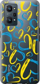 Чехол на Realme GT Neo 2 Сердца UA "5292u-2489-17620"
