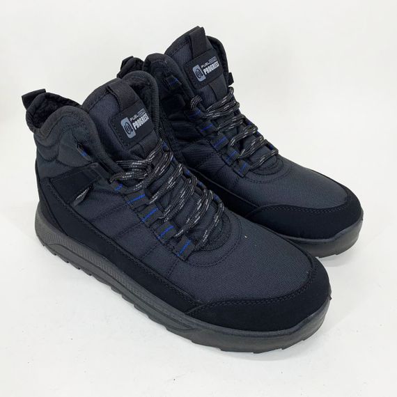 Класичні зимові кросівки на хутрі 41р, Зимові чоловічі кросівки з текстилю демісезонні TG-92 | Зображення 9