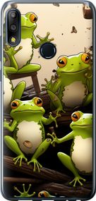Чехол на Asus Zenfone Max Pro M2 ZB631KL Жабки "5656u-1641-17620"