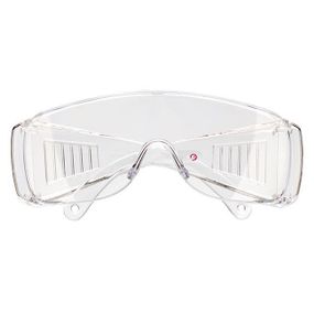 Окуляри захисні прозорі, матеріал лінз полікарбонат, матеріал завушників полікарбонат, захист від1