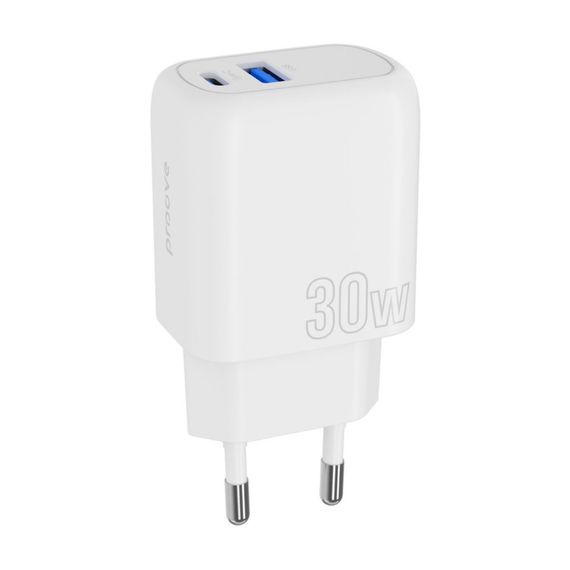 Сетевая зарядка Proove Silicone Power Plus 30W (Type-C+USB), Черный | Зображення 7