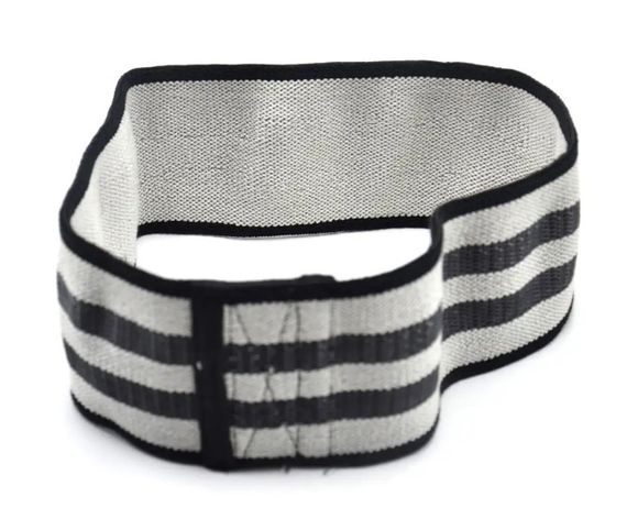 Тканева гумка для фітнесу та спорту PowerPlay 4111 Hip Band S Heavy Сіра (d_64cm) (PP_4111_Grey_S) | Зображення 4