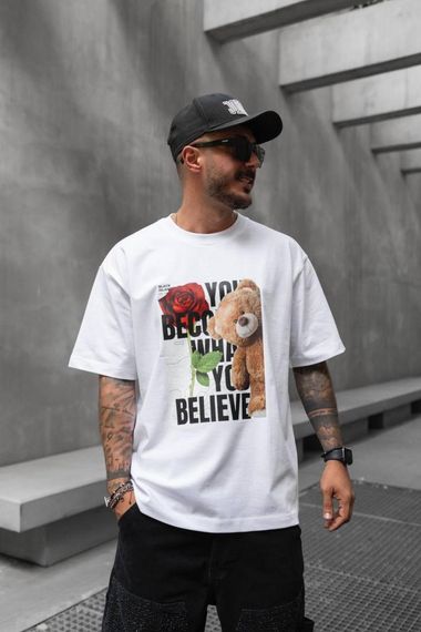 Футболка з ДТФ принтом (оверсайз) | Зображення 1