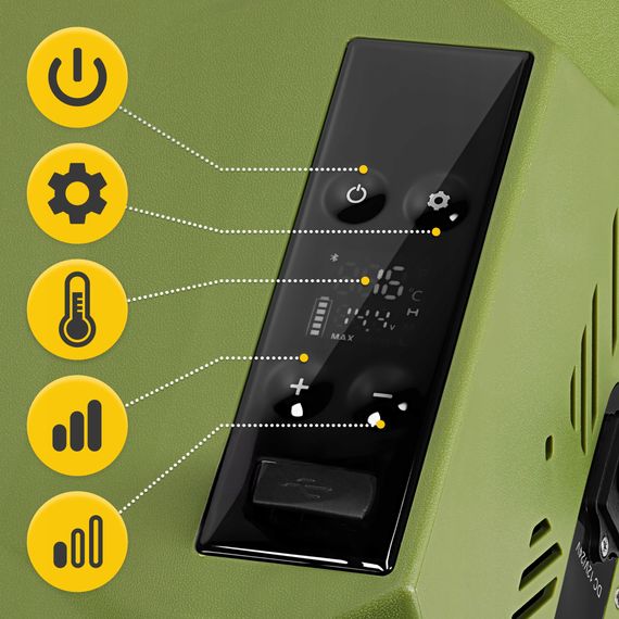 Холодильник туристичний компресорний Mountain Goat XTREME 47.3 л електричний, переносний Black/Olive (P-5905973404891) | Зображення 4