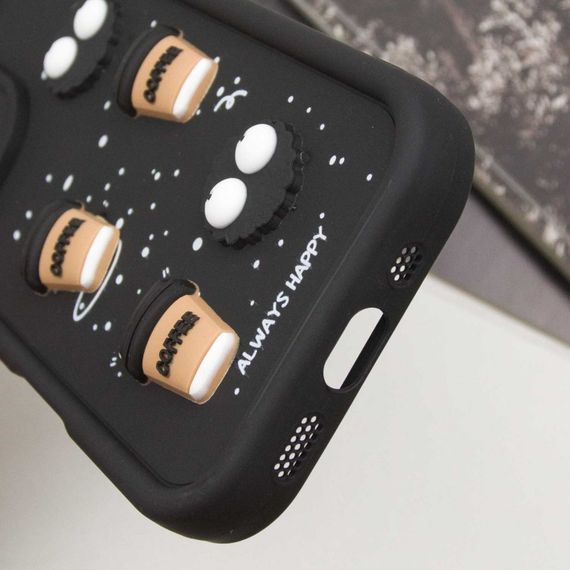 Чохол TPU Toys Case для Apple iPhone 16 (6.1") Black / Always Happy | Зображення 6