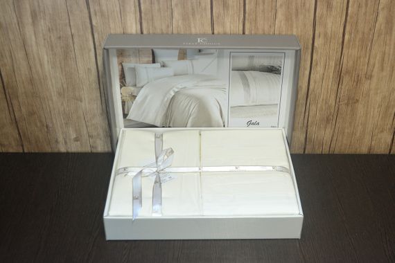 Постельное белье First Choice Ranforce Deluxe 200 х 220 см Gala Cream | Зображення 1
