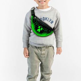 Сумка-бананка дитяча майнкрафт кріпер "Minecraft" з принтом ,32х15см,сумка для хлопчика через плече (00220)