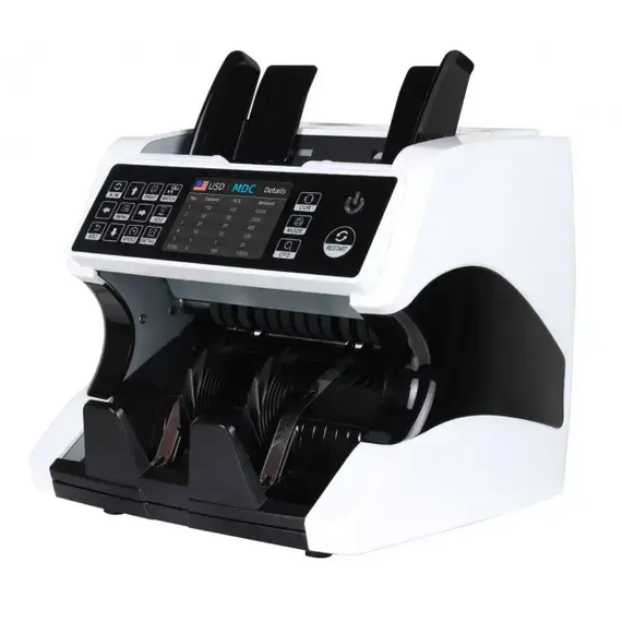 Счетная машинка Bill Counter AL-920 с детектором фальшивых денег и верхней загрузкой | Зображення 3