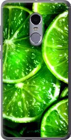 Чохол на Xiaomi Redmi Note 4 Зелені часточки лимона "852u-352-2448"