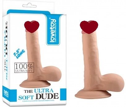Фалоімітатор - The Ultra Soft Dude 7.5" Sex Aura