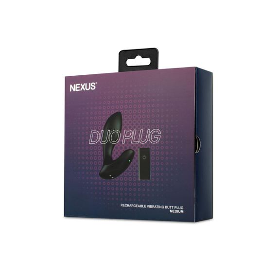 Анальна вібропробка Nexus DUO Plug Medium, пульт ДК Sex Aura | Зображення 2