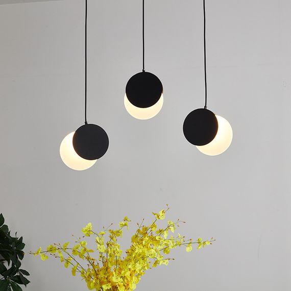 Люстра світлодіодна підвісна LED світильник для квартири на стелю лед 26673 Чорний 30-200х18х10 см. | Зображення 2