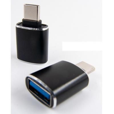 Перехідник OTG USB - Type-C grey Dengos (ADP-018) (ADP-018) | Зображення 1