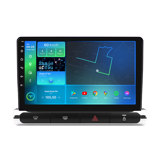 Штатна магнітола Torssen Citroen Aircross C3/C4 high F9432 4G Carplay DSP | Зображення 1