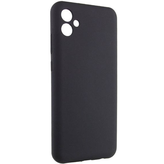 Чохол TPU GETMAN Liquid Silk Full Camera для Samsung Galaxy A04 Чорний / Black | Зображення 1