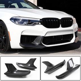 Накладки на передній бампер Flap (для M5 F90 2017-2020, Карбон) для BMW 5 серія G30/31 рр