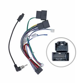 Перехідник живлення серії QIV з адаптером CAN-BUS для Citroen C3, Opel Corsa QBR-W OP1301 (дрот)