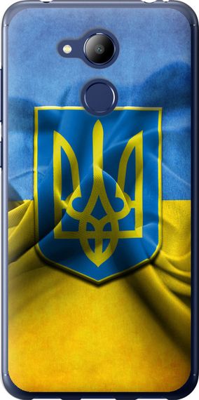 Чехол на Huawei Honor 6C Pro Флаг и герб Украины 1 "375u-1358-17620"