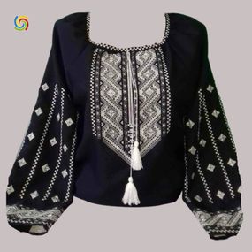 Рубашка	 Украинская 	 вышиванка 	22227099	 цвет  	чёрный	 размер 	L/XL