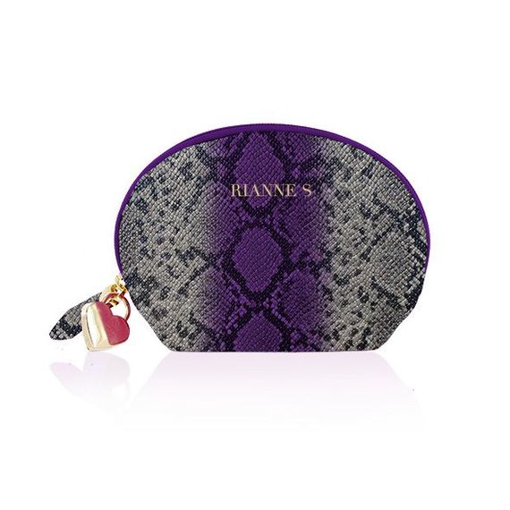 Вібратор для точки G Rianne S: Boa Mini Purple, 10 режимів роботи, медичний силікон, косметичка-чохо | Зображення 2