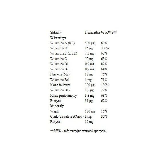 Мультивитамины для спорта Olimp Nutrition Gold-Vit Junior 15 packs Raspberry | Зображення 1