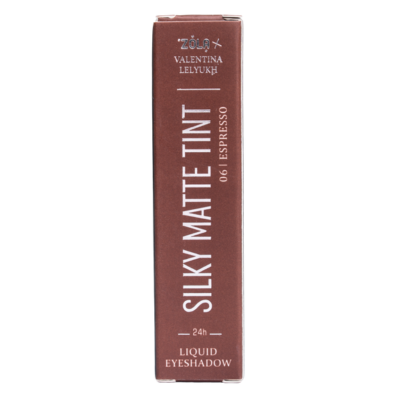 Жидкие тени для век ZOLA x Valentina Lelyukh Silky Matte Tint — 06 Espresso (3.2 г)