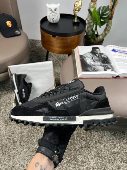 Чоловічі кросівки Lacoste Elite Active PRM Black White (топ якість) A4392 45 28,5-29 см | Зображення 7