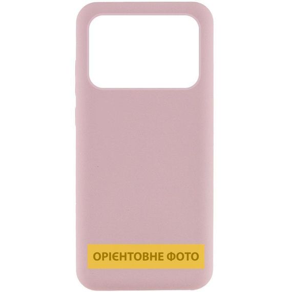 Чехол Silicone Cover Lakshmi (AAA) для Xiaomi Poco X6 / Note 13 Pro 5G Розовый / Pink Sand