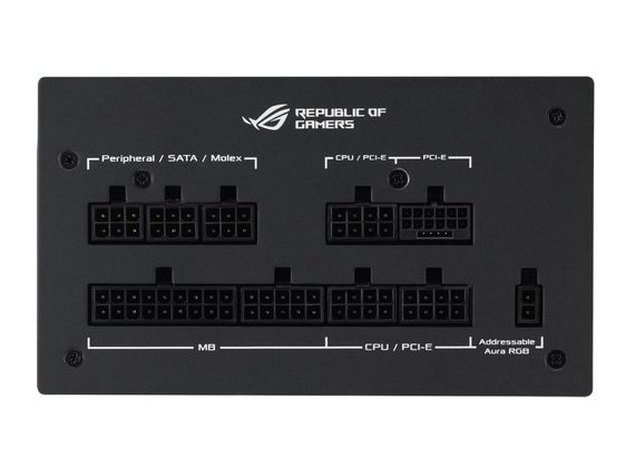 Блок живлення Asus ROG Strix PCIE5 750W Gold Aura Edition (90YE00P3-B0NA00) | Зображення 5
