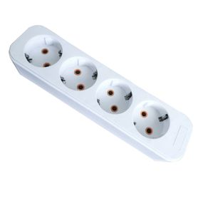 Колодка 4 гнезда с заземлением Lynx Ny95000267