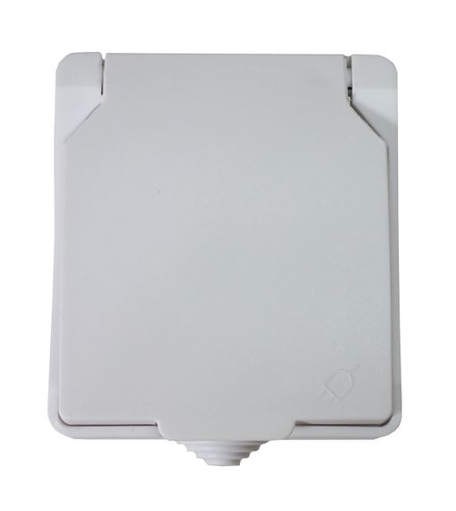 Розетка зовнішня установка 1-а з/к біла IP54 SURFACE Ny95001224 | Зображення 2