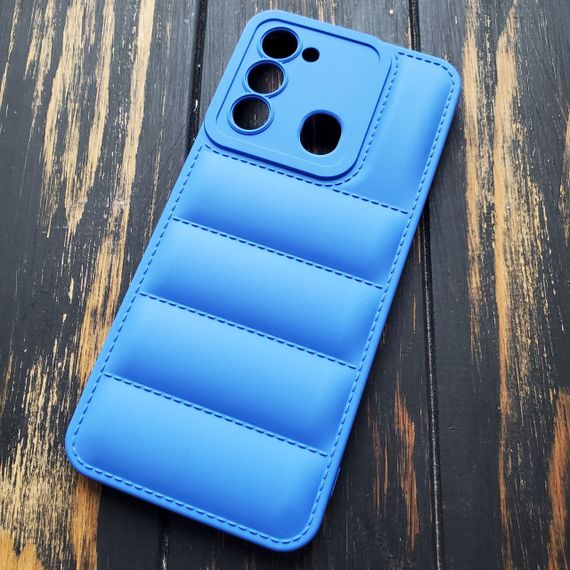 Чохол силіконовий Down Jacket для Tecno Spark Go 2022 / 8C колір Синій | Зображення 1