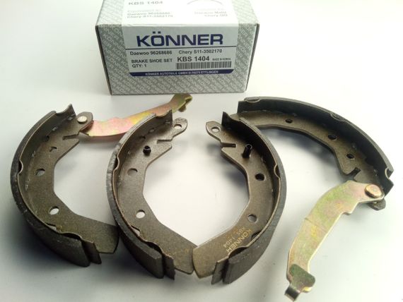 Колодки задні гальмівні Matiz Konner (KBS-1404) (96268686) | Зображення 1