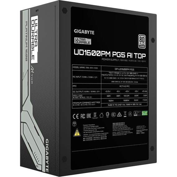 Блок питания GIGABYTE 1600W (GP-UD1600PM PG5) | Зображення 2